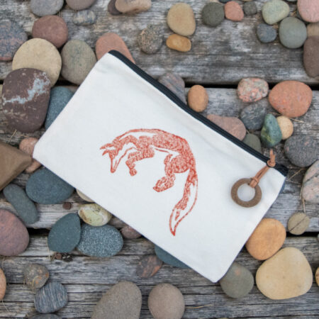 Fox Zippered Pouch