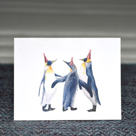 Penguin Trio Greeting Card