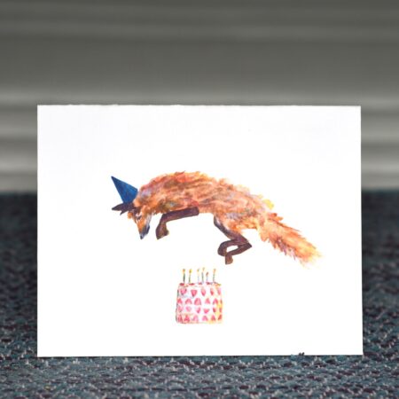 Fox Greeting Card